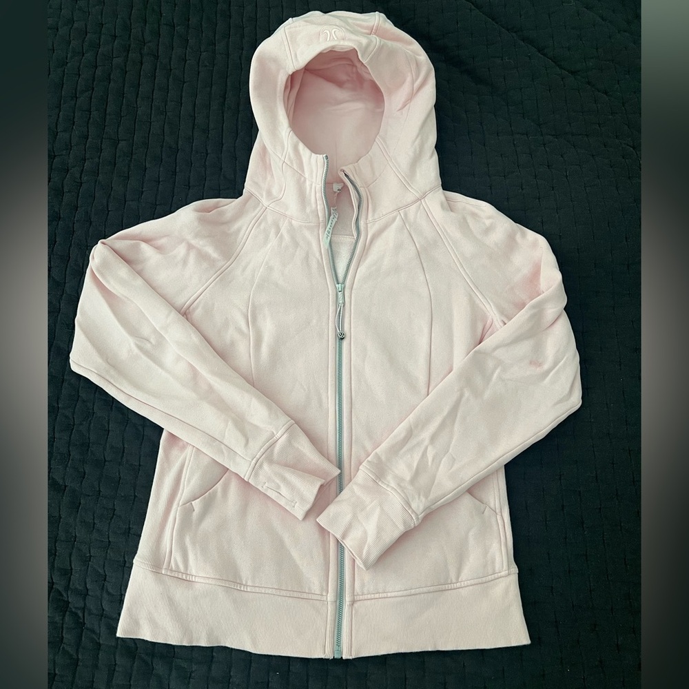 Lululemon Pink Scuba Full Zip Hoodie